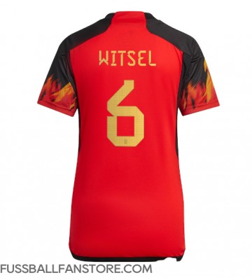 Belgien Axel Witsel #6 Replik Heimtrikot Damen WM 2022 Kurzarm